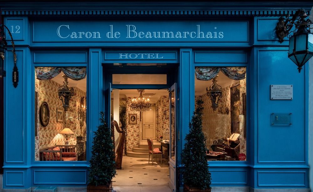 Hotel Caron De Beaumarchais Parijs Buitenkant foto